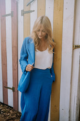 Blue Margarita linen jacket